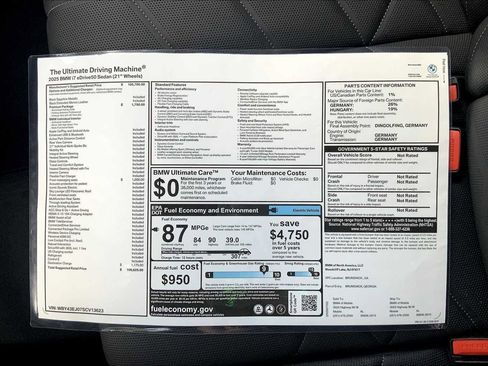 Used 2025 BMW i7 eDrive50 w/ Premium Package image 20