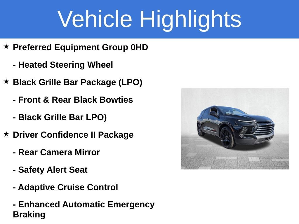 Certified 2024 Chevrolet Blazer Premier w/ Driver Confidence II Package AWD/4WD image 3