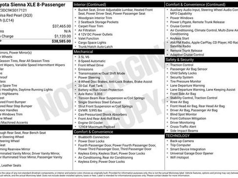 Used 2019 Toyota Sienna XLE FWD image 32