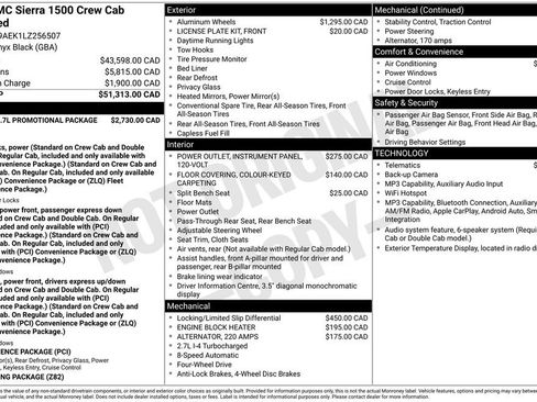 Used 2020 GMC Sierra 1500 4x4 Crew Cab image 1