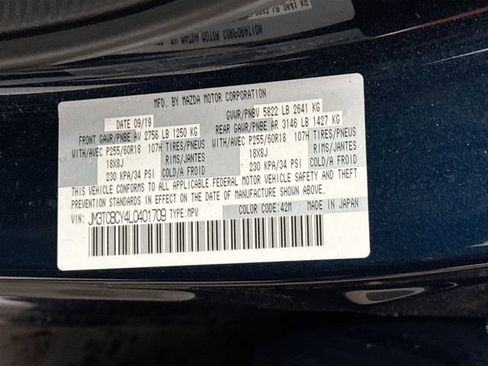 Used 2020 MAZDA CX-9 Touring w/ Touring Premium Package AWD/4WD image 35