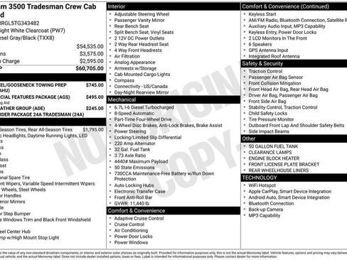 New 2026 RAM 3500 Tradesman AWD/4WD image 9
