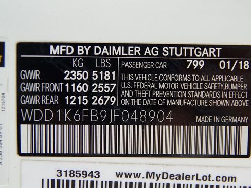 Used 2018 Mercedes-Benz E 400 Cabriolet w/ Premium 2 Package (Q02) image 67