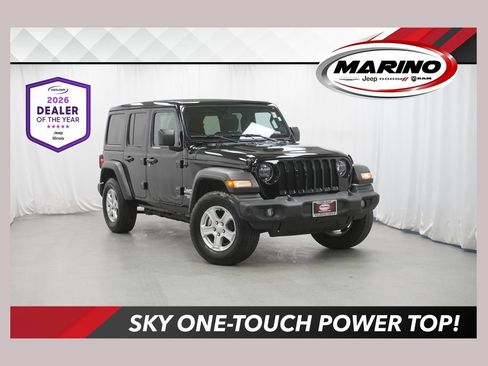 Used 2021 Jeep Wrangler Unlimited Sport w/ Sun And Sound Package AWD/4WD image 1