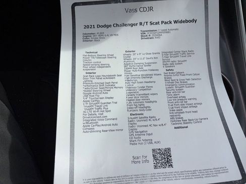 Used 2021 Dodge Challenger R/T Scat Pack image 31