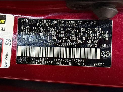 Used 2018 Toyota Camry XSE w/ Audio Package image 31