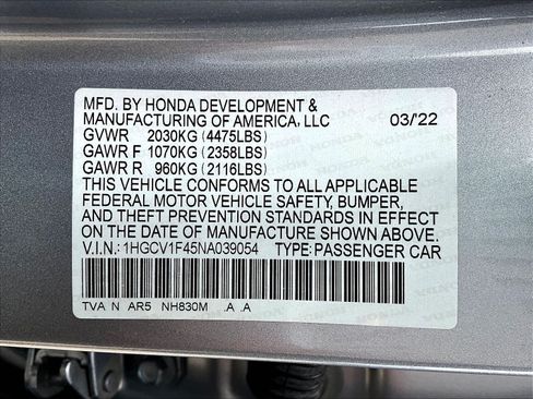 Certified 2022 Honda Accord Sport Special Edition image 19