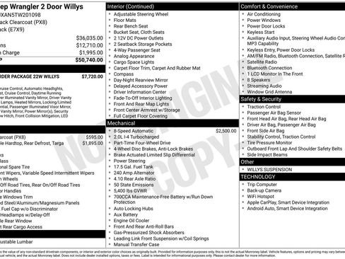 New 2026 Jeep Wrangler Sport AWD/4WD image 24