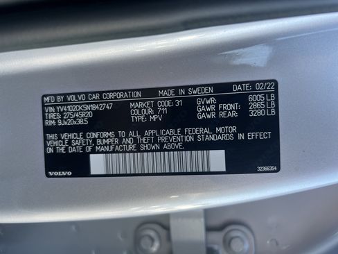 Used 2022 Volvo XC90 T5 Momentum w/ Climate Package FWD image 37