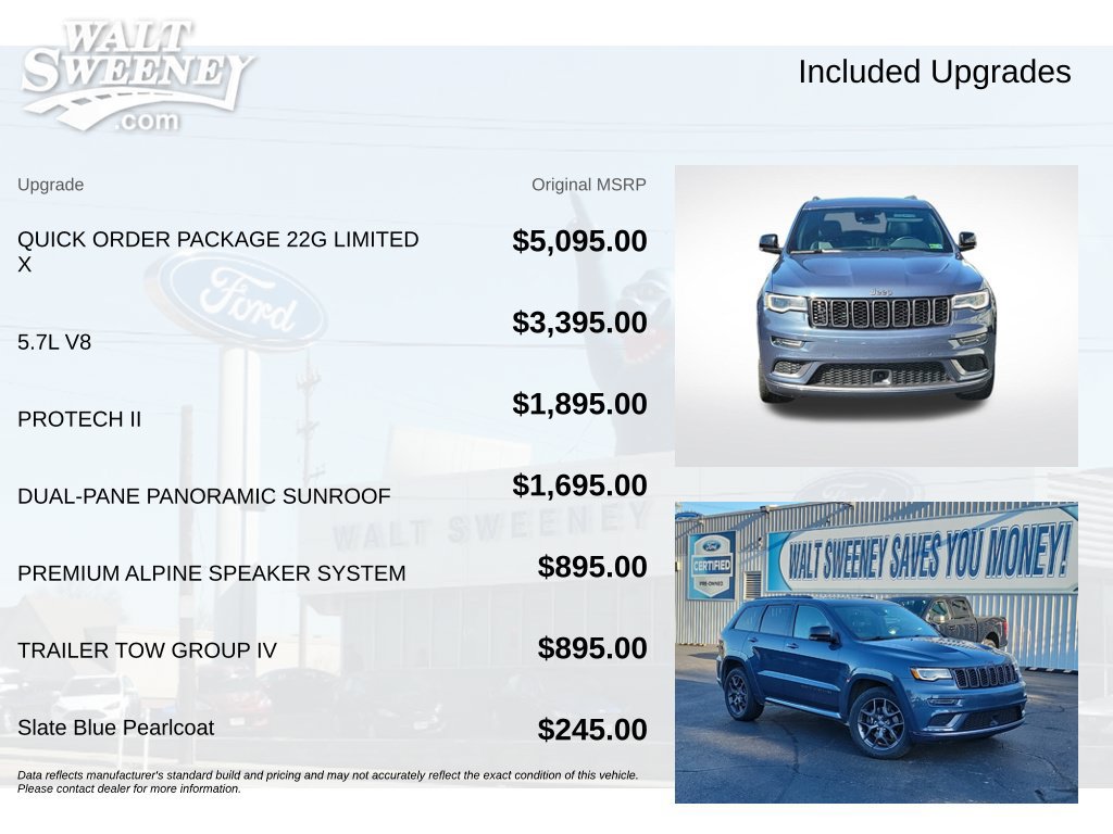 Used 2020 Jeep Grand Cherokee Limited X AWD/4WD image 11