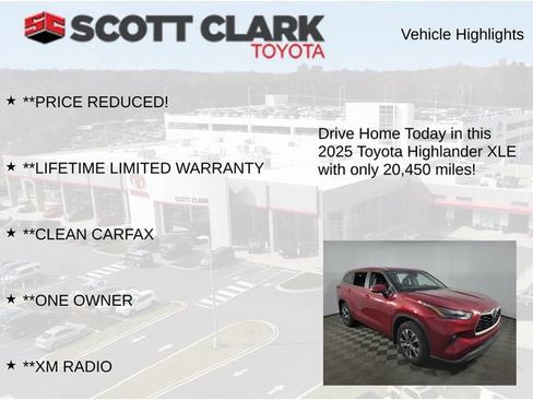 Used 2025 Toyota Highlander XLE FWD image 12