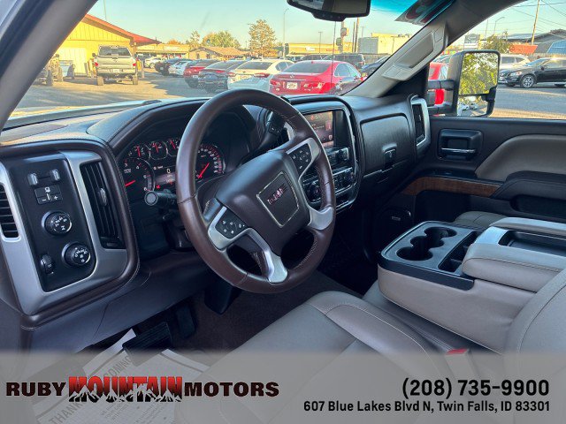 Used 2015 GMC Sierra 1500 SLT w/ SLT Crew Cab Value Package AWD/4WD image 12