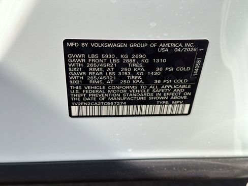 New 2026 Volkswagen Atlas SEL Premium R-Line AWD/4WD image 20
