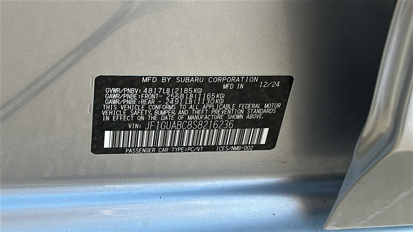 Certified 2025 Subaru Impreza 2.0i AWD/4WD image 31