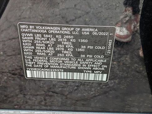 Used 2022 Volkswagen Atlas Cross Sport SE image 24