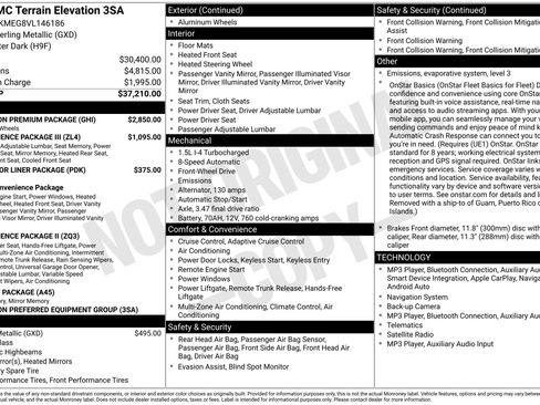 New 2027 GMC Terrain Elevation w/ Elevation Premium Package FWD image 42