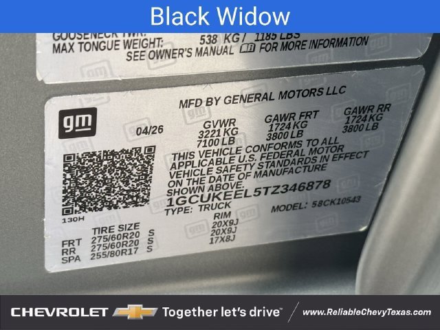New 2026 Chevrolet Silverado 1500 RST AWD/4WD image 28