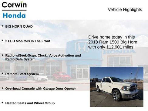 Used 2018 RAM 1500 Big Horn image 7