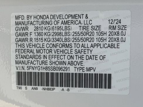 Used 2025 Honda Pilot Elite image 30