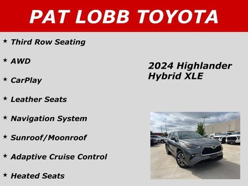 Used 2024 Toyota Highlander XLE AWD/4WD image 30