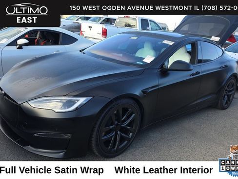 Used 2022 Tesla Model S Plaid AWD/4WD image 1