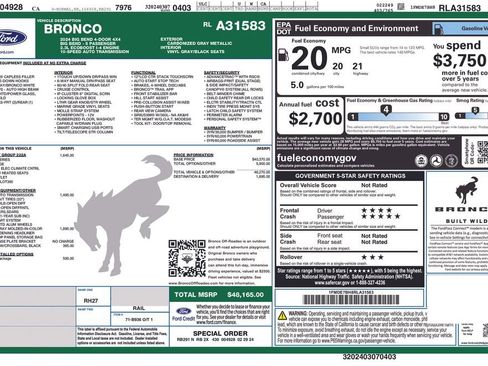 Used 2024 Ford Bronco Big Bend image 3