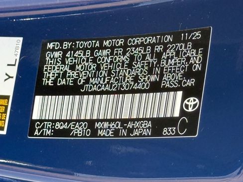 New 2026 Toyota Prius LE image 20