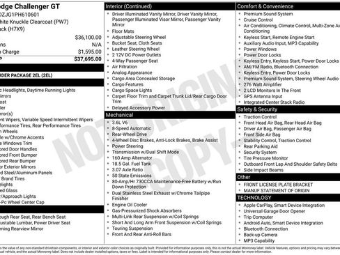Used 2023 Dodge Challenger GT RWD image 3