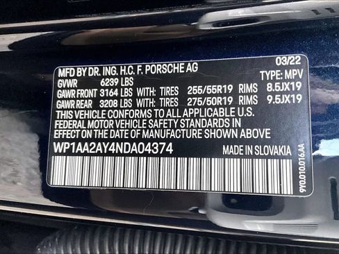Used 2022 Porsche Cayenne Platinum Edition AWD/4WD image 43