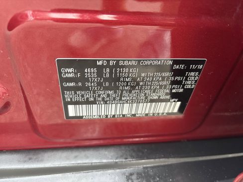 Used 2019 Subaru Outback 2.5i Premium image 24