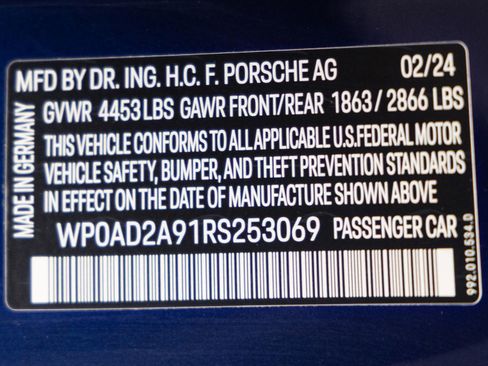 Certified 2024 Porsche 911 Turbo S w/ 911 Turbo Sportdesign Package AWD/4WD image 35