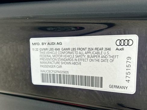Used 2023 Audi A5 2.0T Premium Plus w/ Premium Plus AWD/4WD image 44
