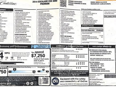 Used 2014 Cadillac Escalade ESV Premium image 58