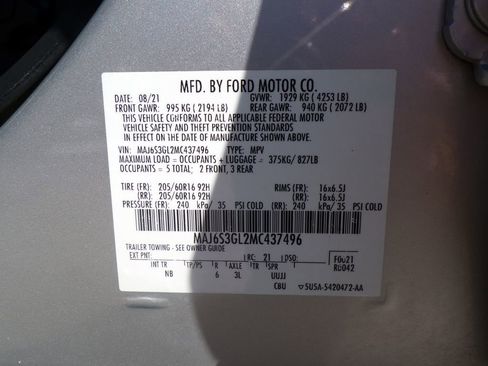 Used 2021 Ford EcoSport SE w/ SE Convenience Package image 31