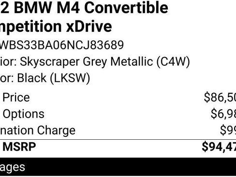 Used 2022 BMW M4 xDrive Competition image 34