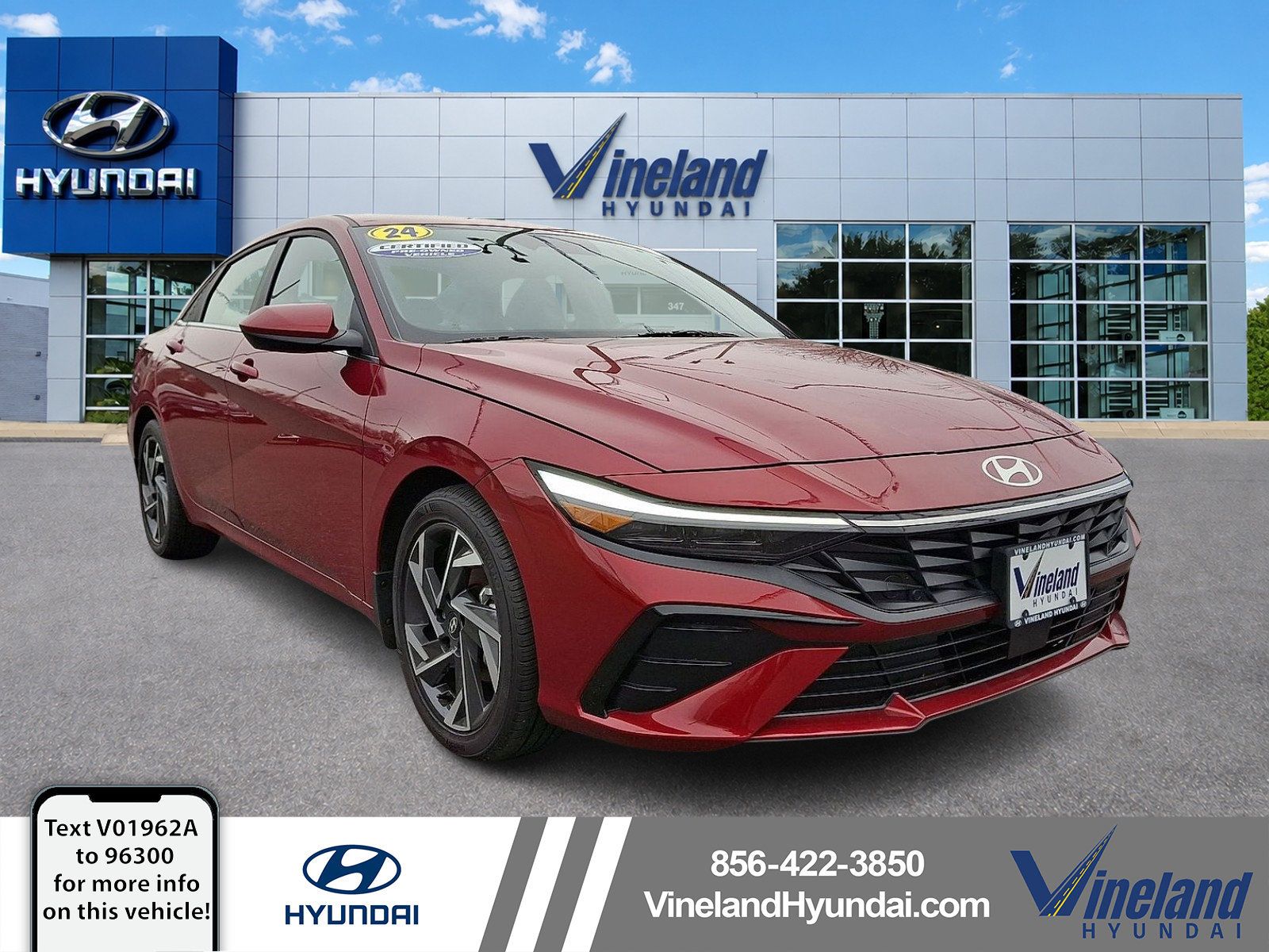 Certified 2024 Hyundai Elantra SEL w/ Convenience Package FWD image 1
