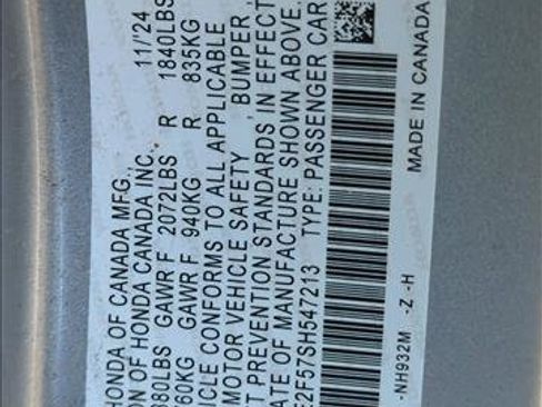 Certified 2025 Honda Civic Sport image 29