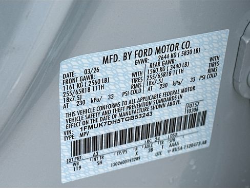 New 2026 Ford Explorer Active w/ Active Comfort Package RWD image 21
