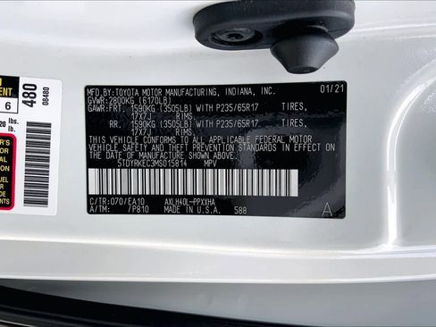 Used 2021 Toyota Sienna XLE FWD image 35