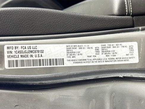 Used 2021 Dodge Durango SRT w/ Technology Group image 44