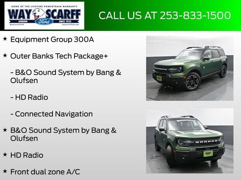 New 2025 Ford Bronco Sport Outer Banks w/ Outer Banks Tech Package+ AWD/4WD image 6