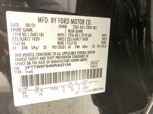 Used 2022 Ford Maverick XLT w/ Equipment Group 300A Standard image 21