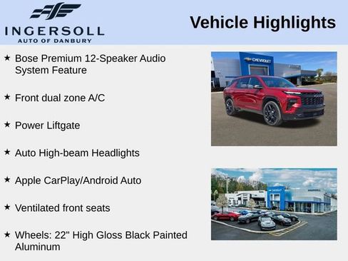 Used 2026 Chevrolet Traverse RS AWD/4WD image 3