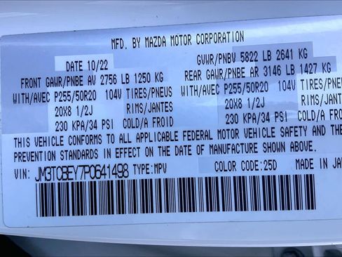 Certified 2023 MAZDA CX-9 Signature image 34