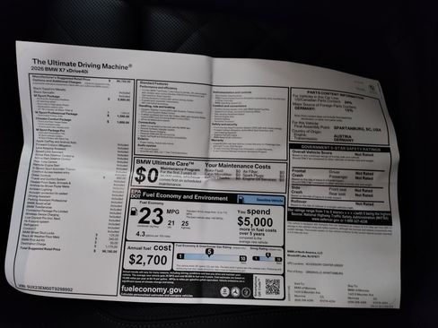 New 2026 BMW X7 xDrive40i w/ M Sport Package image 31