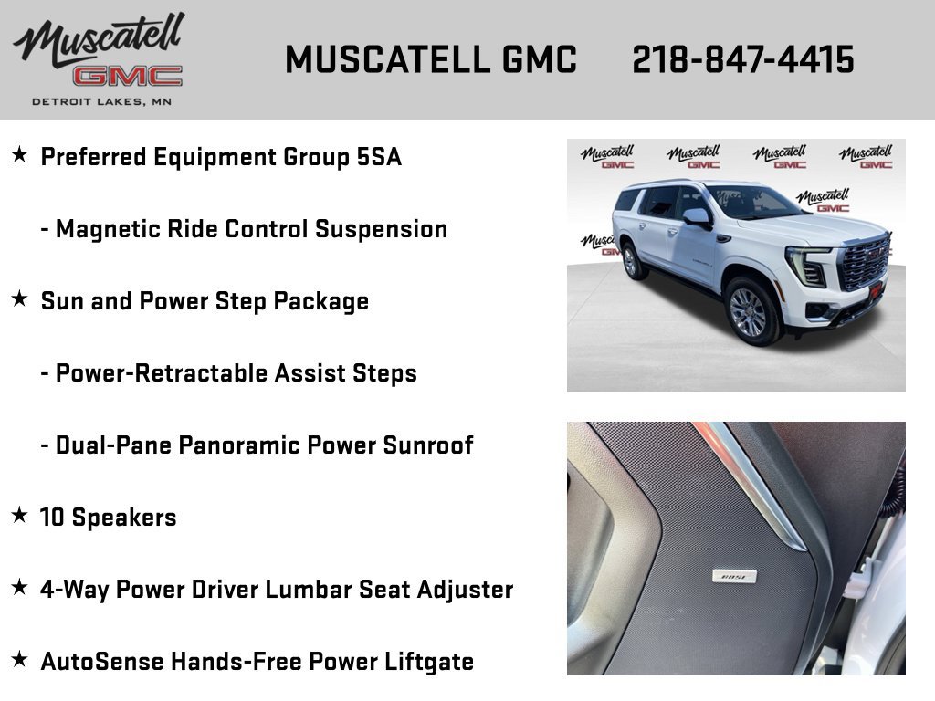 Used 2026 GMC Yukon XL Denali w/ Sun & Power Step Package AWD/4WD image 18