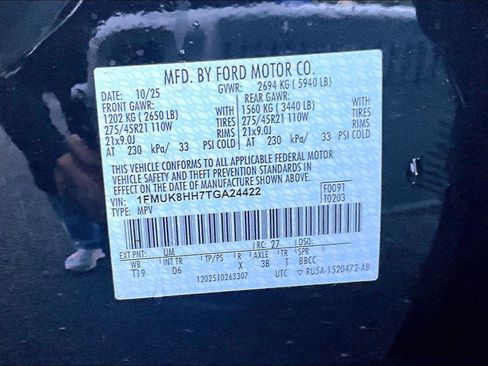 New 2026 Ford Explorer Platinum w/ LUX Leather Package image 13