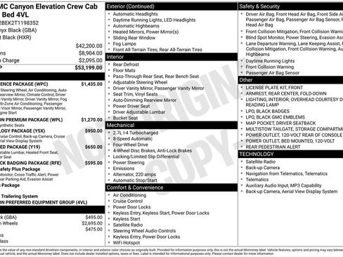 New 2026 GMC Canyon Elevation w/ Convenience Package AWD/4WD image 46