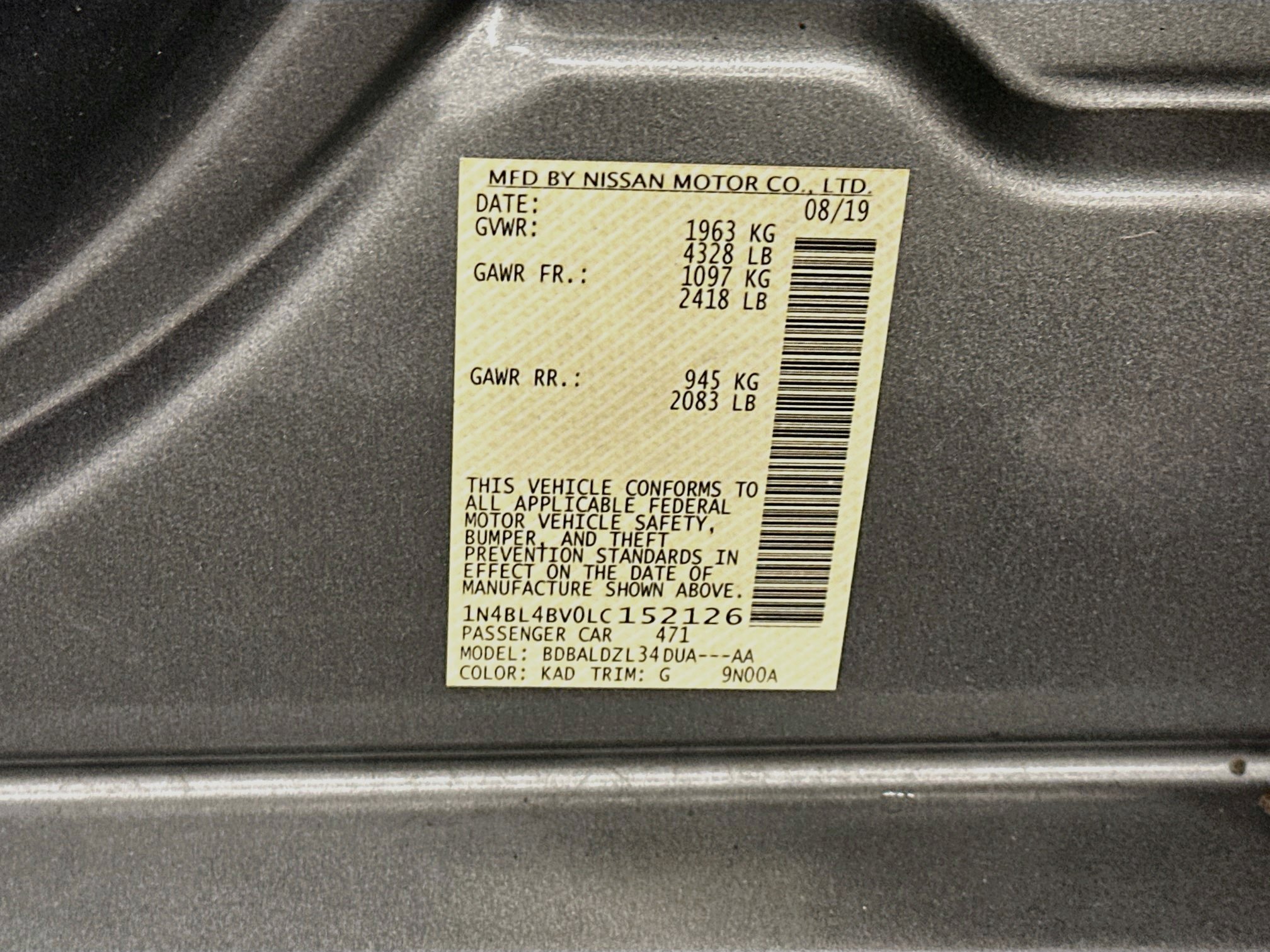 Used 2020 Nissan Altima 2.5 S FWD image 12