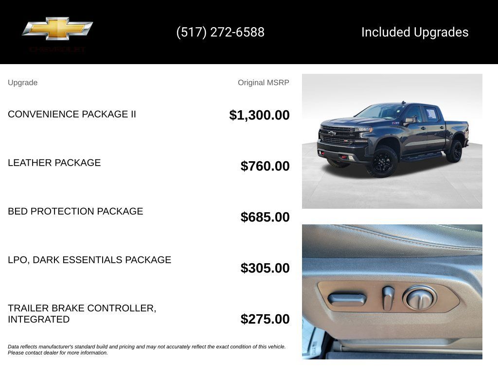Used 2021 Chevrolet Silverado 1500 LT Trail Boss w/ Convenience Package II AWD/4WD image 15